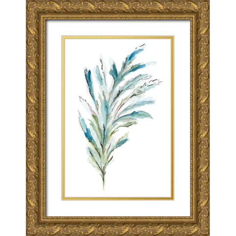 Reach I Gold Ornate Wood Framed Art Print with Double Matting by Golden, Corrie