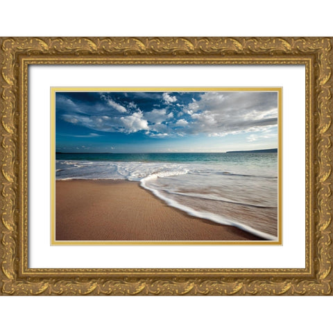 Calm Waters Gold Ornate Wood Framed Art Print with Double Matting by Frates, Dennis