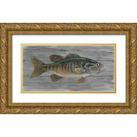 Clear Water Beauty Gold Ornate Wood Framed Art Print with Double Matting by Fisk, Arnie