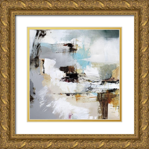 Day After I Gold Ornate Wood Framed Art Print with Double Matting by Barnes, Natasha