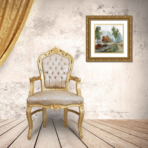Back Home Gold Ornate Wood Framed Art Print with Double Matting by Ellens, Jacqueline