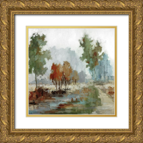 Back Home Gold Ornate Wood Framed Art Print with Double Matting by Ellens, Jacqueline