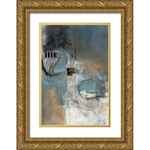 Protected II Gold Ornate Wood Framed Art Print with Double Matting by Fields, Laurie