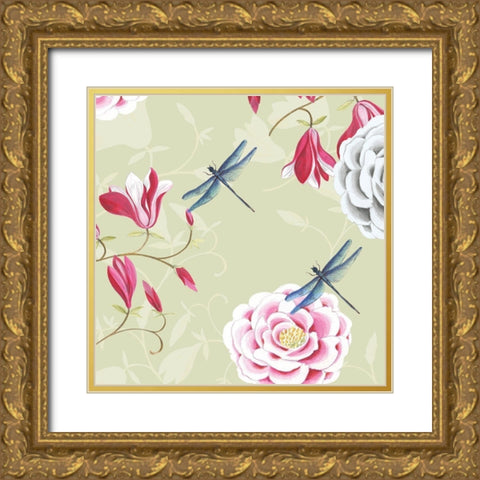 Regal Garden II Gold Ornate Wood Framed Art Print with Double Matting by Turnowsky