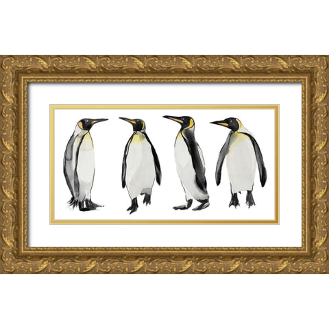 The Colony Gold Ornate Wood Framed Art Print with Double Matting by Billinghurst, Marina