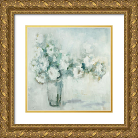 Whisper Gold Ornate Wood Framed Art Print with Double Matting by Ellens, Jacqueline