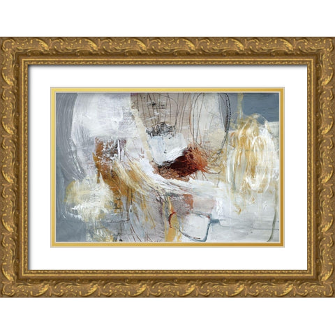 Captive Gold Ornate Wood Framed Art Print with Double Matting by Barnes, Natasha