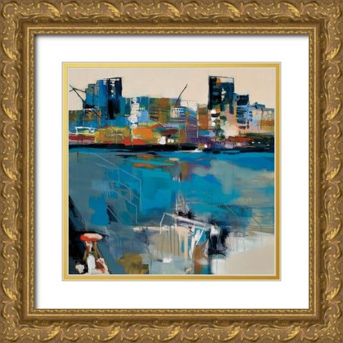 From the Quay Gold Ornate Wood Framed Art Print with Double Matting by Fitzsimmons, A.