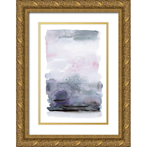 I Get Misty Gold Ornate Wood Framed Art Print with Double Matting by Pasion, Wani