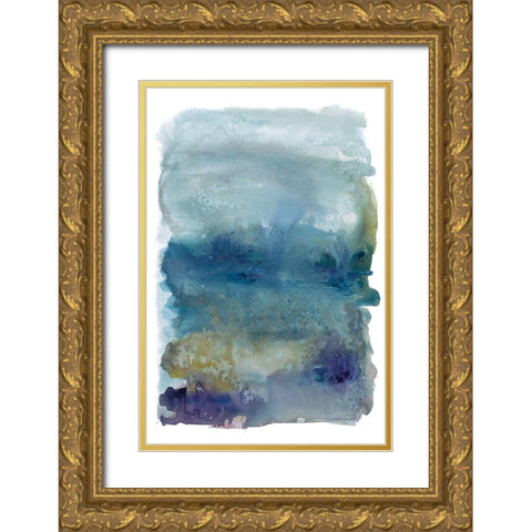 Kiss the Sky Gold Ornate Wood Framed Art Print with Double Matting by Pasion, Wani