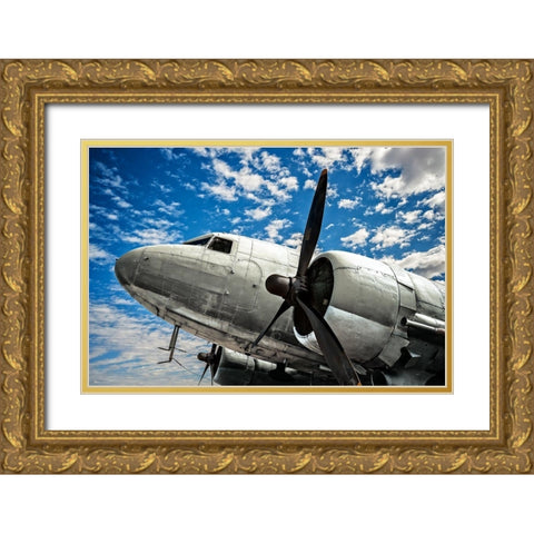 Looking Upward Gold Ornate Wood Framed Art Print with Double Matting by Smith, Ken