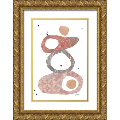 Buddha Beach I Gold Ornate Wood Framed Art Print with Double Matting by St.Amant, Yvette