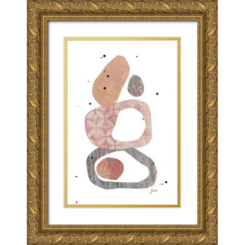 Buddha Beach II Gold Ornate Wood Framed Art Print with Double Matting by St.Amant, Yvette