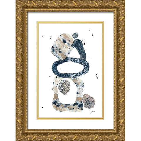 Balancing Act I Gold Ornate Wood Framed Art Print with Double Matting by St.Amant, Yvette