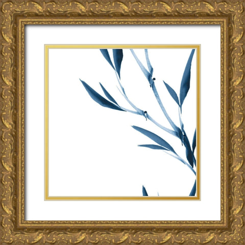 Simplicity IV Gold Ornate Wood Framed Art Print with Double Matting by Sugita, Katsumi