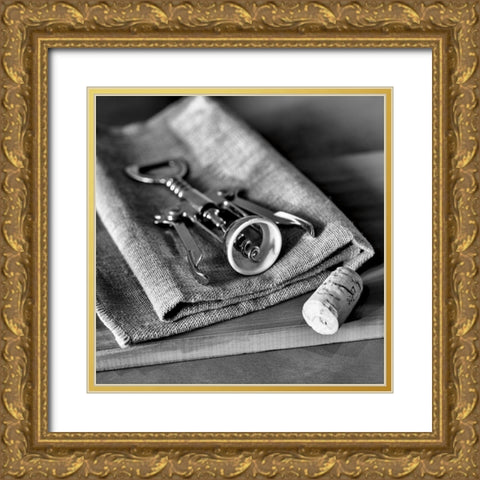 Corks I Gold Ornate Wood Framed Art Print with Double Matting by Frank, Assaf