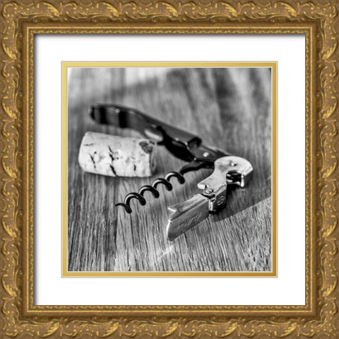 Corks III Gold Ornate Wood Framed Art Print with Double Matting by Frank, Assaf