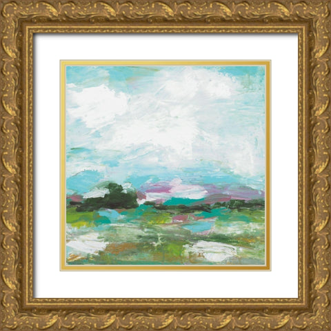 Sanctuary Gold Ornate Wood Framed Art Print with Double Matting by Pasion, Wani