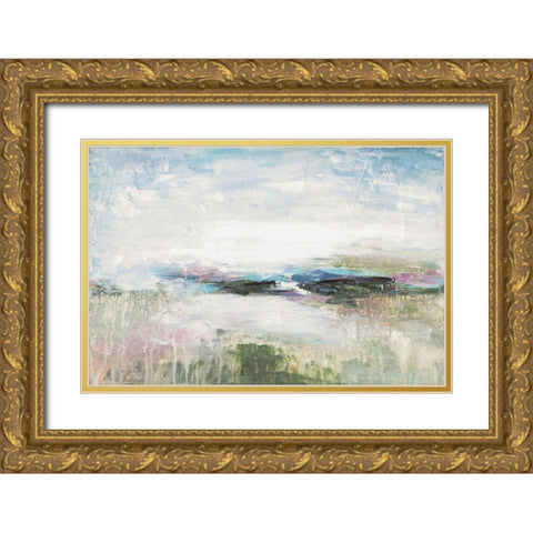 A Place In The Sun Gold Ornate Wood Framed Art Print with Double Matting by Pasion, Wani