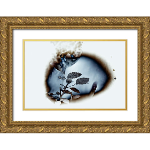 Last Romance Gold Ornate Wood Framed Art Print with Double Matting by Hoh, Roy