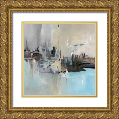 Mystic Harbour Gold Ornate Wood Framed Art Print with Double Matting by Jackson, Victoria
