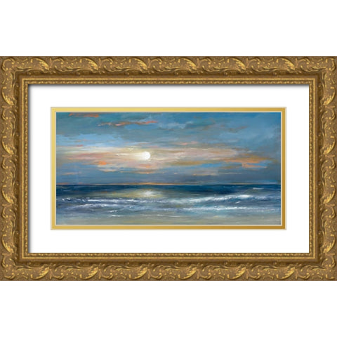 Soleil Gold Ornate Wood Framed Art Print with Double Matting by Kadmiri, Aziz