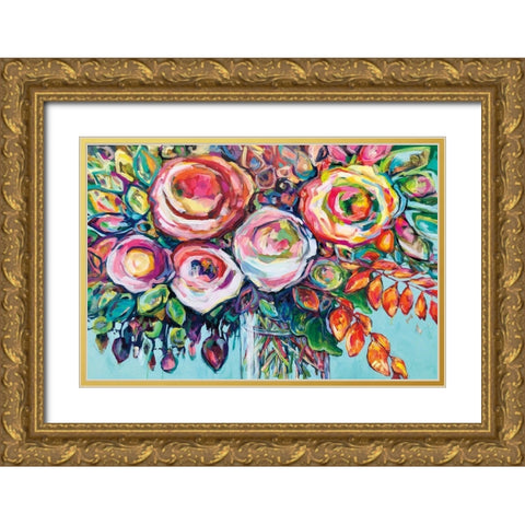 Second Time Round Gold Ornate Wood Framed Art Print with Double Matting by Drew, Vanessa