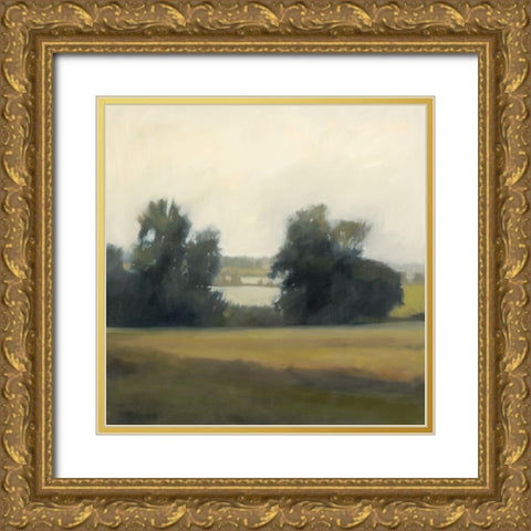 Hidden Landing Gold Ornate Wood Framed Art Print with Double Matting by Lightell, Megan