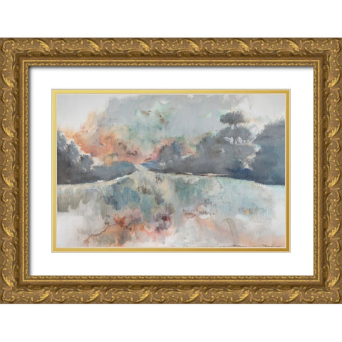 Outer Banks I Gold Ornate Wood Framed Art Print with Double Matting by Buckley, Mary Parker