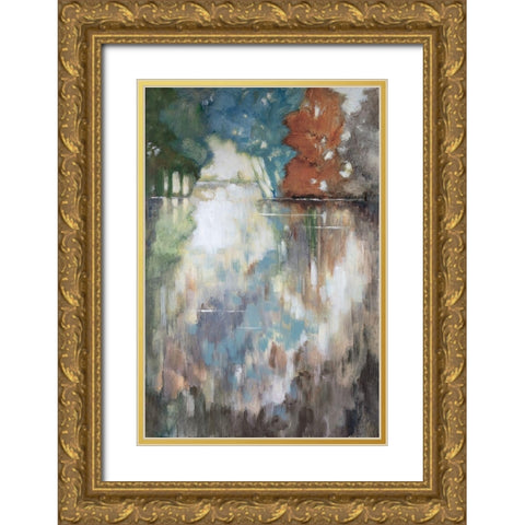 Misty Morning Gold Ornate Wood Framed Art Print with Double Matting by Buckley, Mary Parker