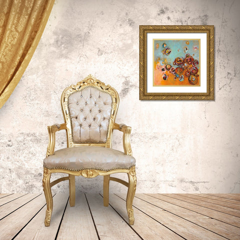 Paradisio I Gold Ornate Wood Framed Art Print with Double Matting by Pryor, Patrick