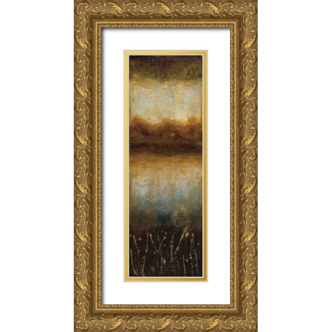 Crystal Lake I Gold Ornate Wood Framed Art Print with Double Matting by Pasion, Wani