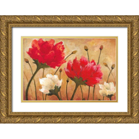 Dance Gold Ornate Wood Framed Art Print with Double Matting by Pasion, Wani