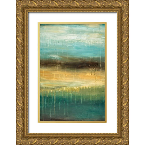 Adria  Gold Ornate Wood Framed Art Print with Double Matting by Pasion, Wani