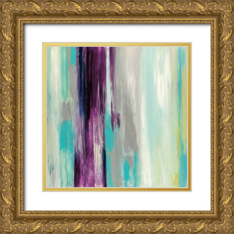 Firefall Gold Ornate Wood Framed Art Print with Double Matting by Pasion, Wani