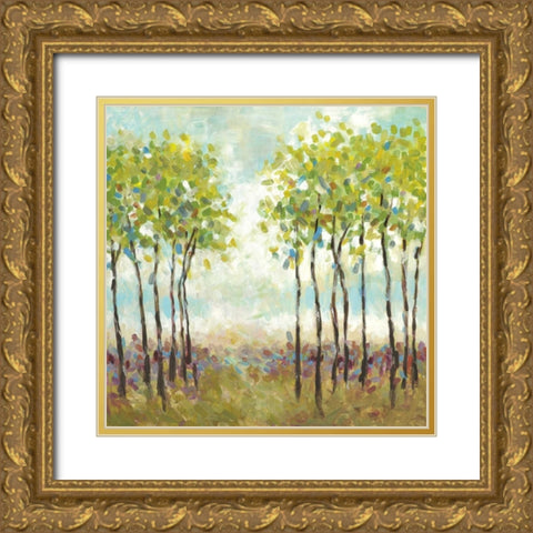 Foxwood I Gold Ornate Wood Framed Art Print with Double Matting by Pasion, Wani