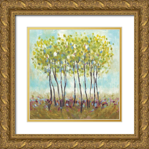 Foxwood II Gold Ornate Wood Framed Art Print with Double Matting by Pasion, Wani