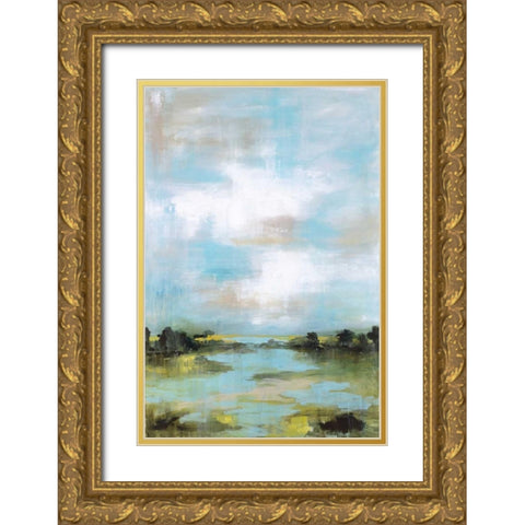 Wasting Time Gold Ornate Wood Framed Art Print with Double Matting by Pasion, Wani