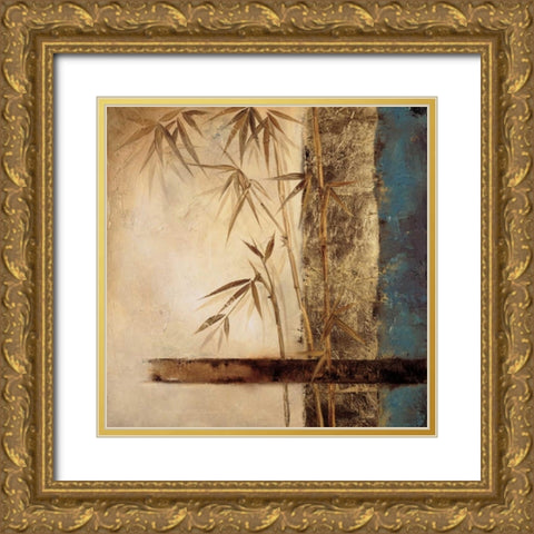 Bamboo Royale II Gold Ornate Wood Framed Art Print with Double Matting by Quintero, Tita