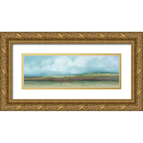 Jaded Earth I Gold Ornate Wood Framed Art Print with Double Matting by Quintero, Tita