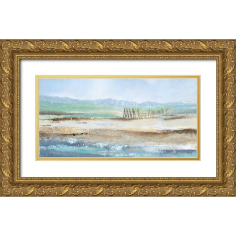Sea Breeze II Gold Ornate Wood Framed Art Print with Double Matting by Quintero, Tita