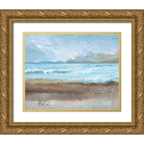 Moments II Gold Ornate Wood Framed Art Print with Double Matting by Quintero, Tita