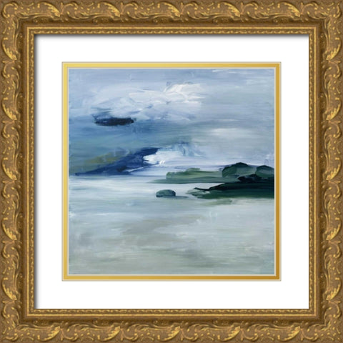 Isla Gold Ornate Wood Framed Art Print with Double Matting by Ross, Heather