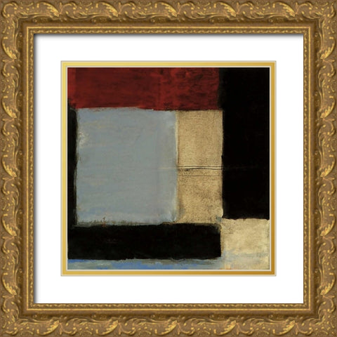 Inner Profile III Gold Ornate Wood Framed Art Print with Double Matting by Ribas, Jaume