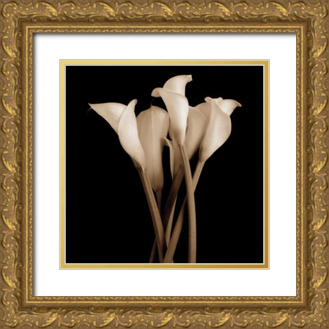 The Gathering Gold Ornate Wood Framed Art Print with Double Matting by Rehner, John