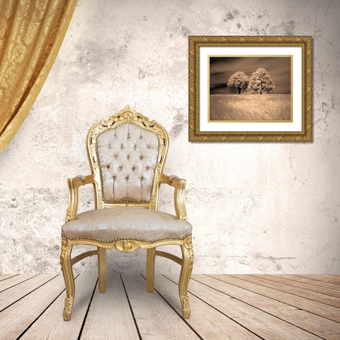 Together and Alone I Gold Ornate Wood Framed Art Print with Double Matting by Szilagyi, Ily