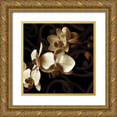 Grace Gold Ornate Wood Framed Art Print with Double Matting by Szilagyi, Ily