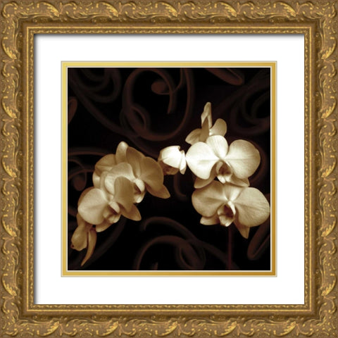 Elegance Gold Ornate Wood Framed Art Print with Double Matting by Szilagyi, Ily