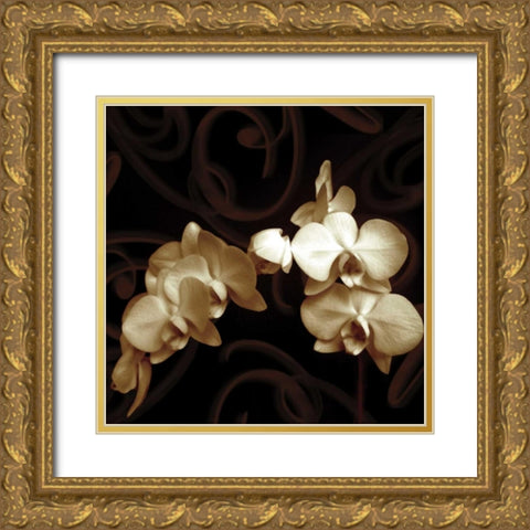 Elegance Gold Ornate Wood Framed Art Print with Double Matting by Szilagyi, Ily
