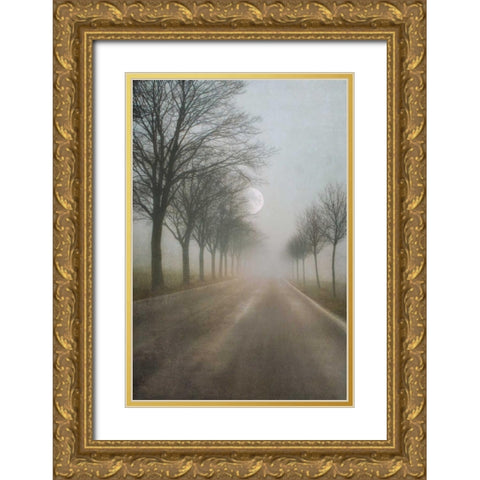 A Quiet Place Gold Ornate Wood Framed Art Print with Double Matting by Szilagyi, Ily